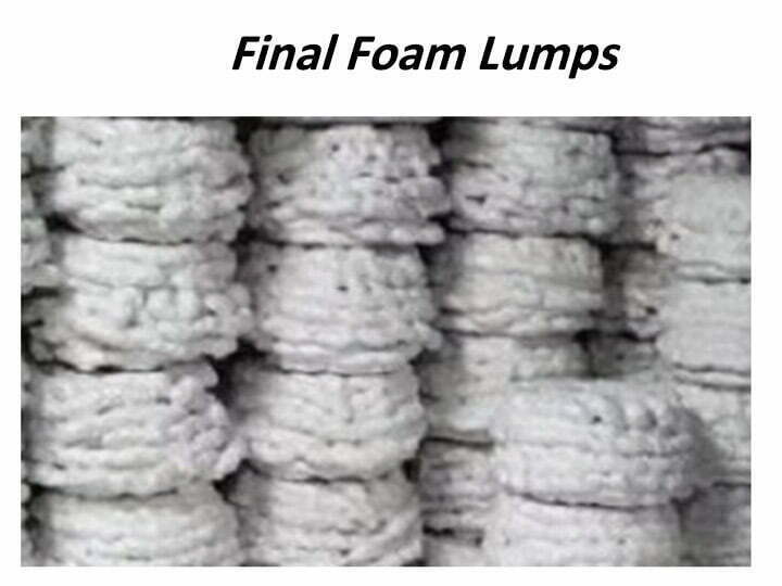 final foam lumps