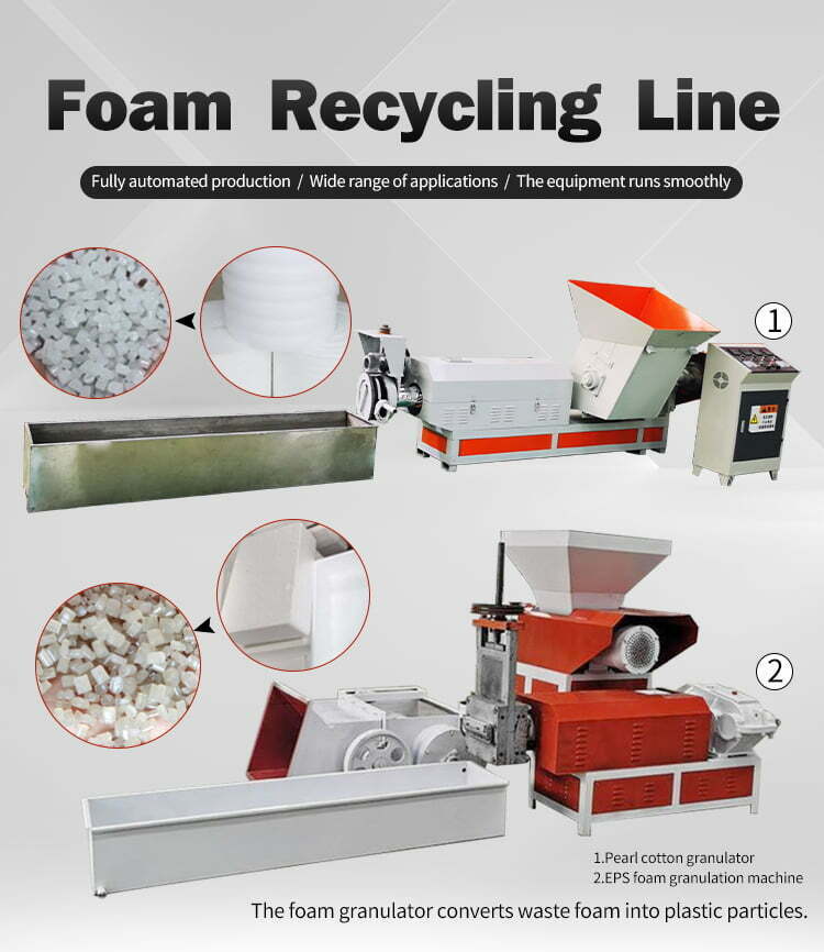 foam recycling line